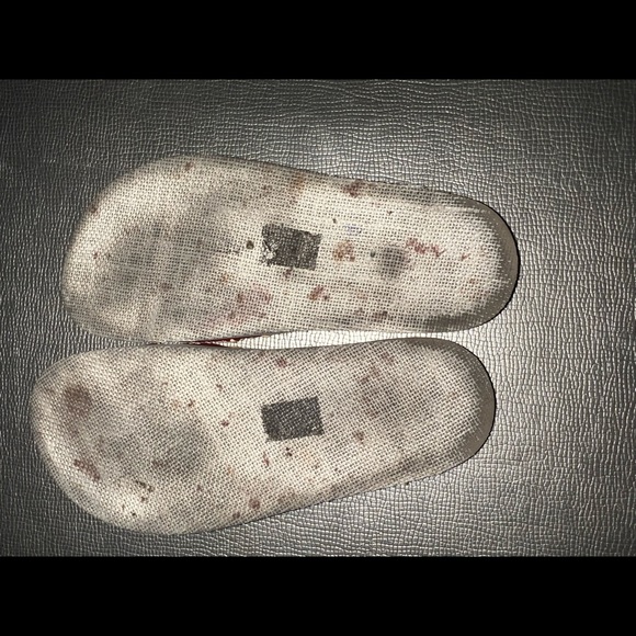 Free People Sandals Crete Red Macrame Footbed Sandal Slides size 36 - Picture 5 of 5